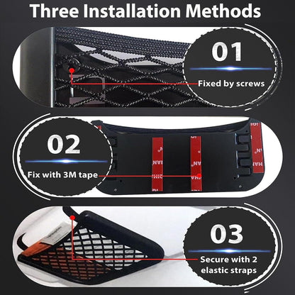 EINESIN 3-in-1 Auto Aufbewahrungsnetz Ablage Fach Universal