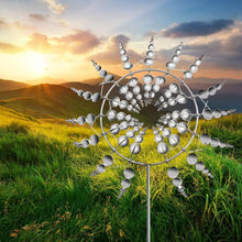 3D Metall Windmühle Spinner Garten Deko 55cm