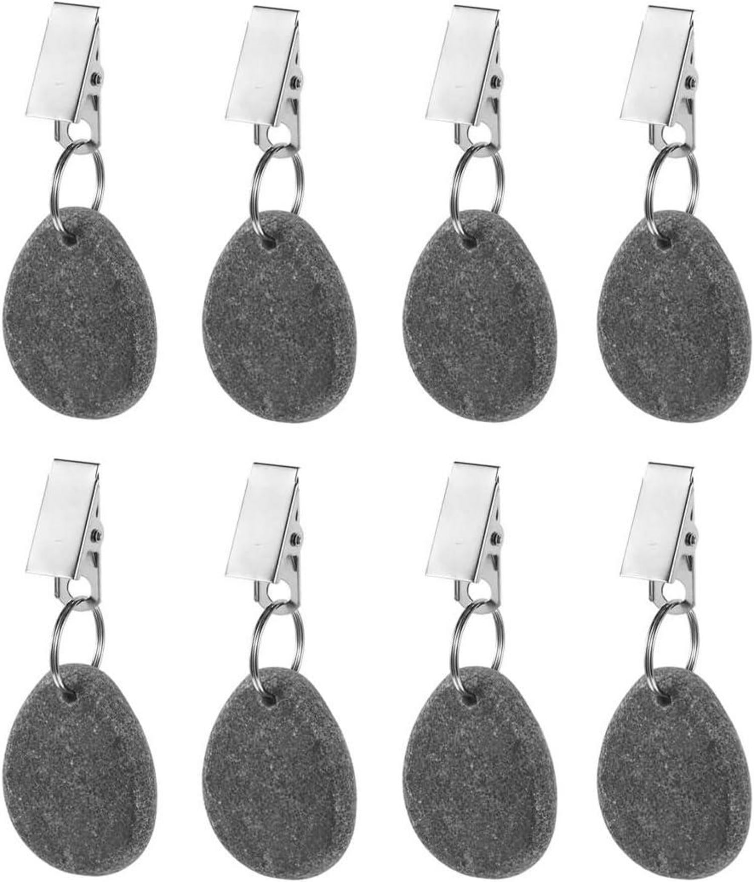 8 Stück Marmor Tischdeckenbeschwerer Tischgewichte Clips Hofparty