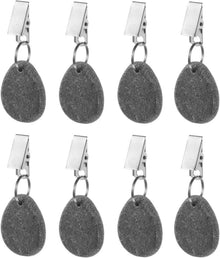 8 Stück Marmor Tischdeckenbeschwerer Tischgewichte Clips Hofparty