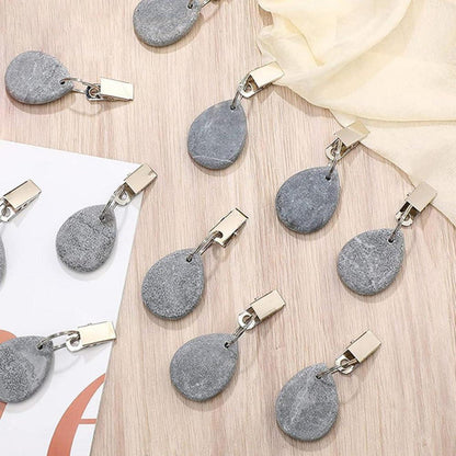 8 Stück Marmor Tischdeckenbeschwerer Gewichte Clips Tischdekoration