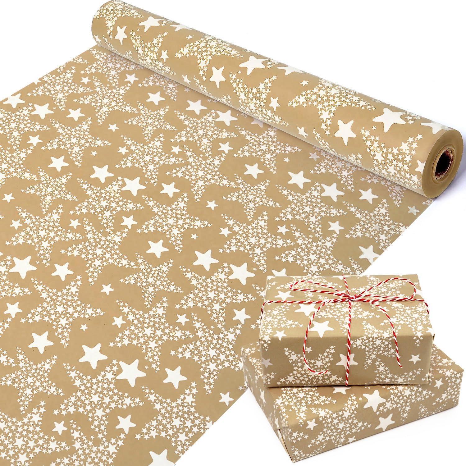 43cm Geschenkpapierrolle Weihnachten Geburtstag DIY Papier Set