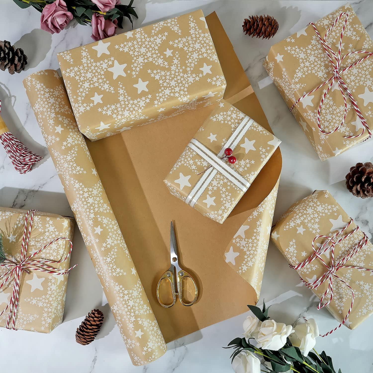 43cm Geschenkpapierrolle Weihnachten Geburtstag DIY Papier Set