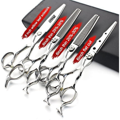 Professionelle Friseurschere 6 Zoll 440C Edelstahl Set