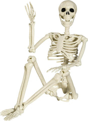 Halloween Skelett Bewegliche Gelenke 90cm Deko Innen Garten