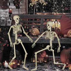 Halloween Skelett 90cm Ganzkörper Dekoration bewegliche Gelenke