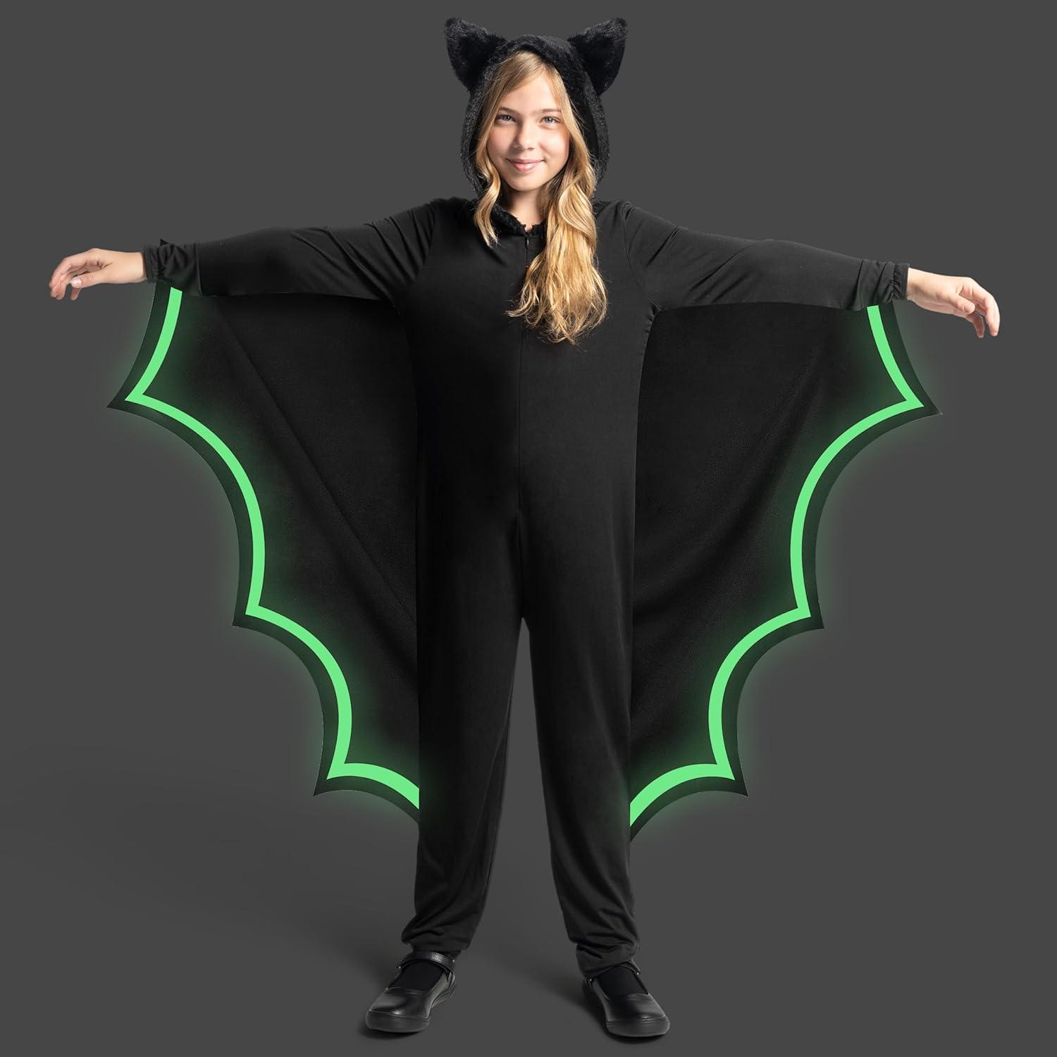 Kinder Fledermaus Flügel Halloween Kostüm Jumpsuit Kleinkind Small