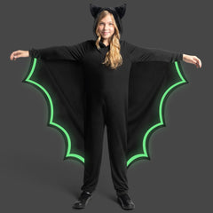 Kinder Fledermaus Flügel Halloween Kostüm Jumpsuit Kleinkind Small