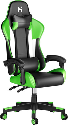 Ergonomischer Gaming Stuhl Lendenwirbelstütze Einstellbare Armlehne PU