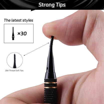 CyeeLife Profi Dartpfeile Set 18g Kunststoffspitze 3 Stück