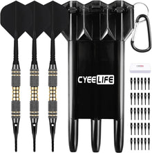 Dartpfeile Kunststoffspitze Set 3 Stück Softdarts 18g Aufbewahrungsbox
