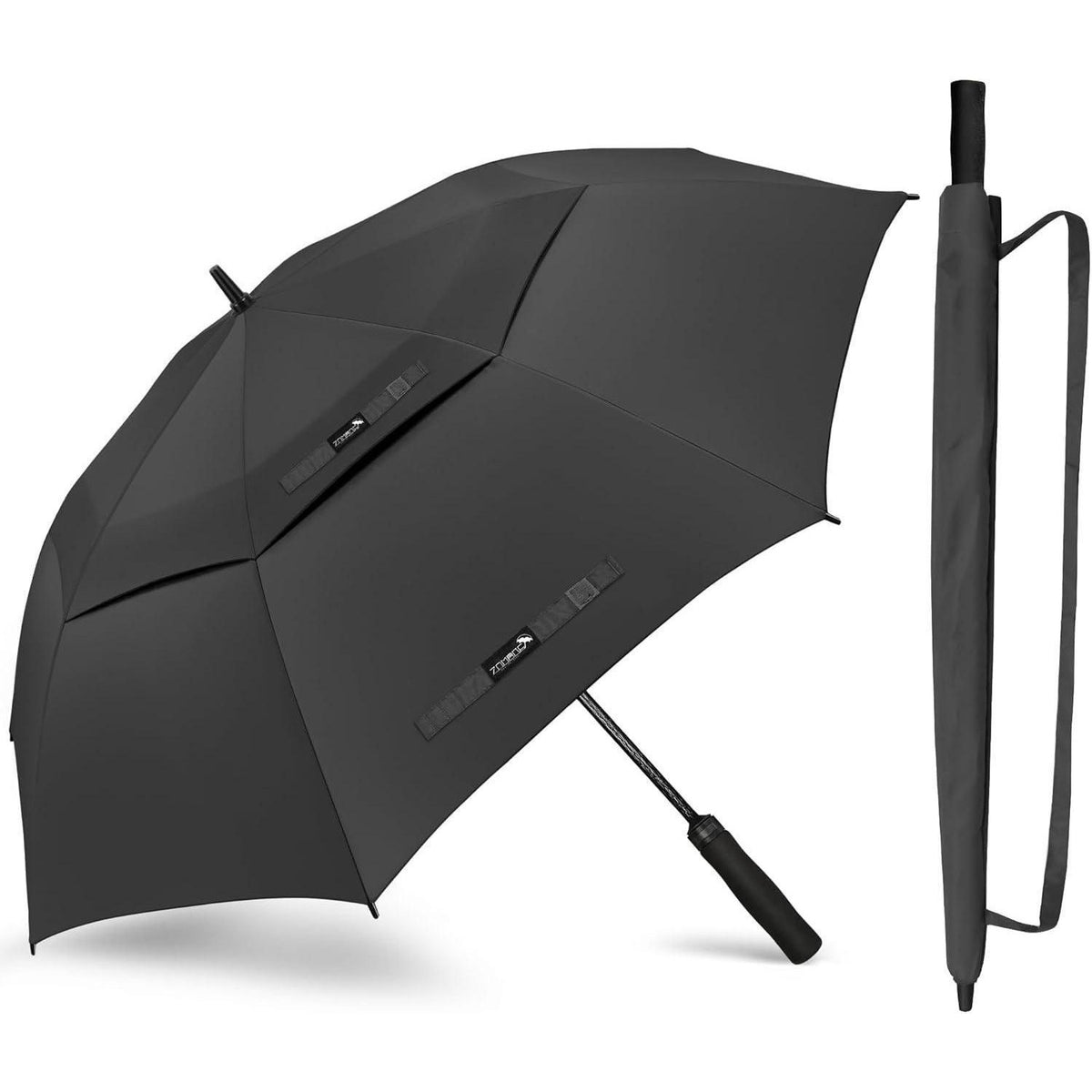 Großer Sturmfester Regenschirm für 2 Personen – XL/XXL Golfschirm