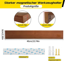 Magnetleiste aus Bambus 40CM, Selbstklebend, Küche