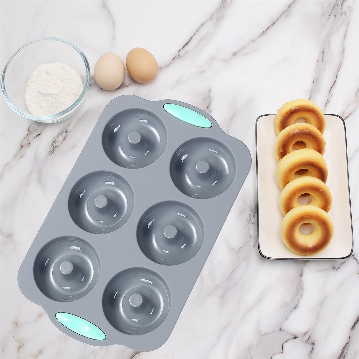 30-in-1 Silicone Baking Set Cake Pan Muffin Donut Mold Sheet Cups Spoons