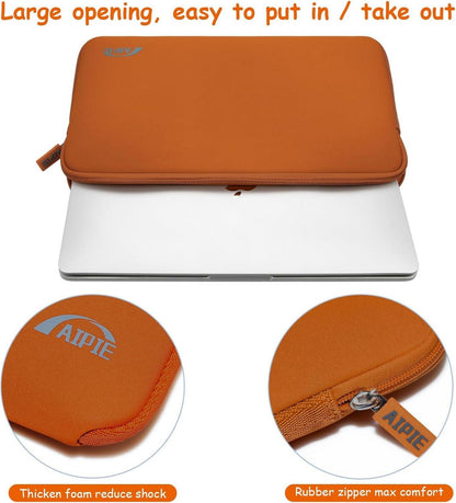 Laptoptasche 15,6 Zoll stoßfest 35,5x25x2cm Aktentasche Business Hülle Orange