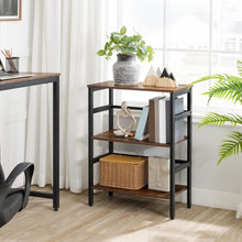Leiterregal 3 Ebenen Bücherregal Industriestil 60 x 30 x 81