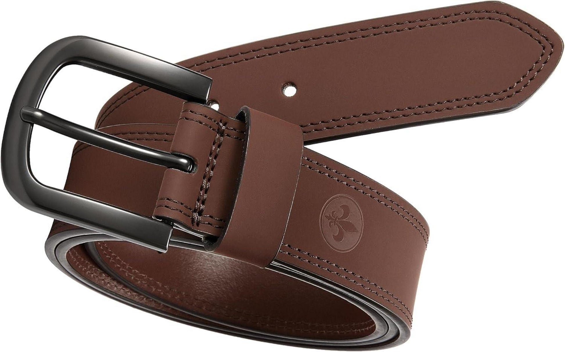Herrengürtel CHAOREN Arbeitsgürtel Leder 38mm Braun 100cm