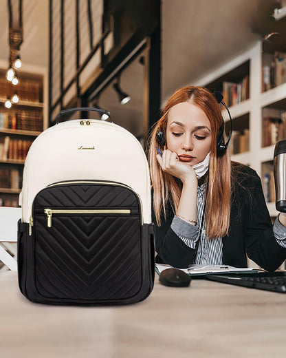 Damen Rucksack 17 Zoll Laptop Schulrucksack Mädchen Teenager Backpack