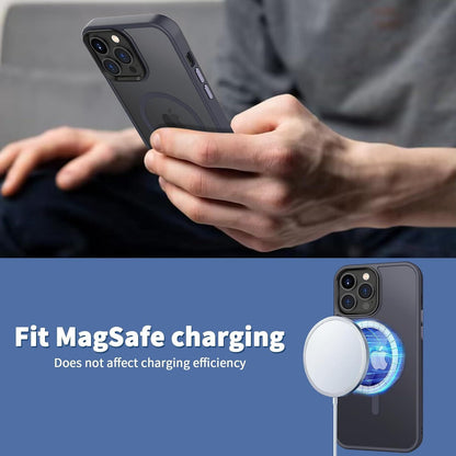 iPhone 13 Pro Max Hülle mit MagSafe, Kameraschutz, Dunkel Blau