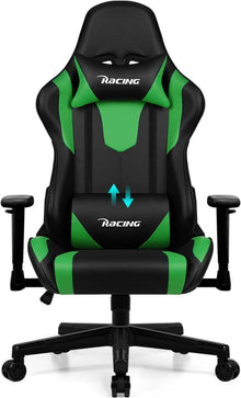 Gaming Stuhl Homimaster, Ergonomisch verstellbar, mit Lendenkissen