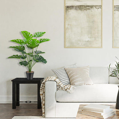 Kunstpflanzen Set mit 2 Groß Künstliche Pflanzen Fake Plant hoch in
