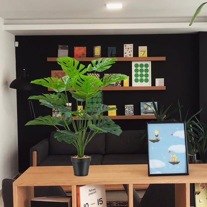 2er Set Große Kunstpflanzen Künstliche Pflanzen Fake Plant Hochwertige Deko