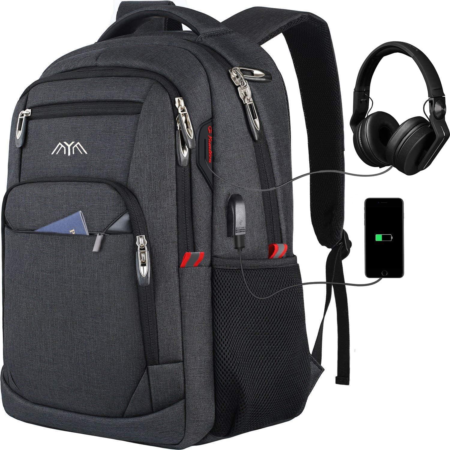 Rucksack Herren Schulrucksack 17.3 Zoll Laptop Wasserdicht Business