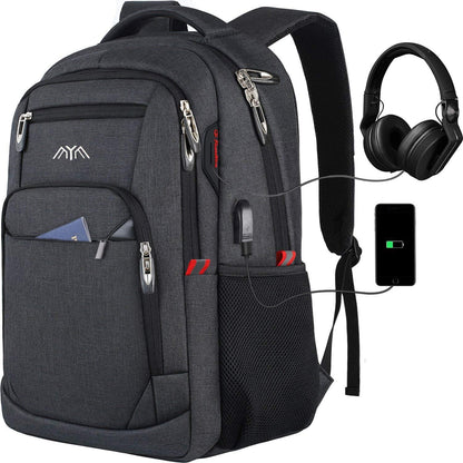 Rucksack Herren Schulrucksack 17.3 Zoll Laptop Wasserdicht Business