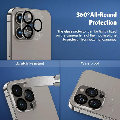Panzer Schutzglas für iPhone 15 Pro: 3+3