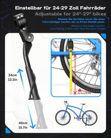 Fahrradständer 24-29 Zoll Höhenverstellbar Gepunktete