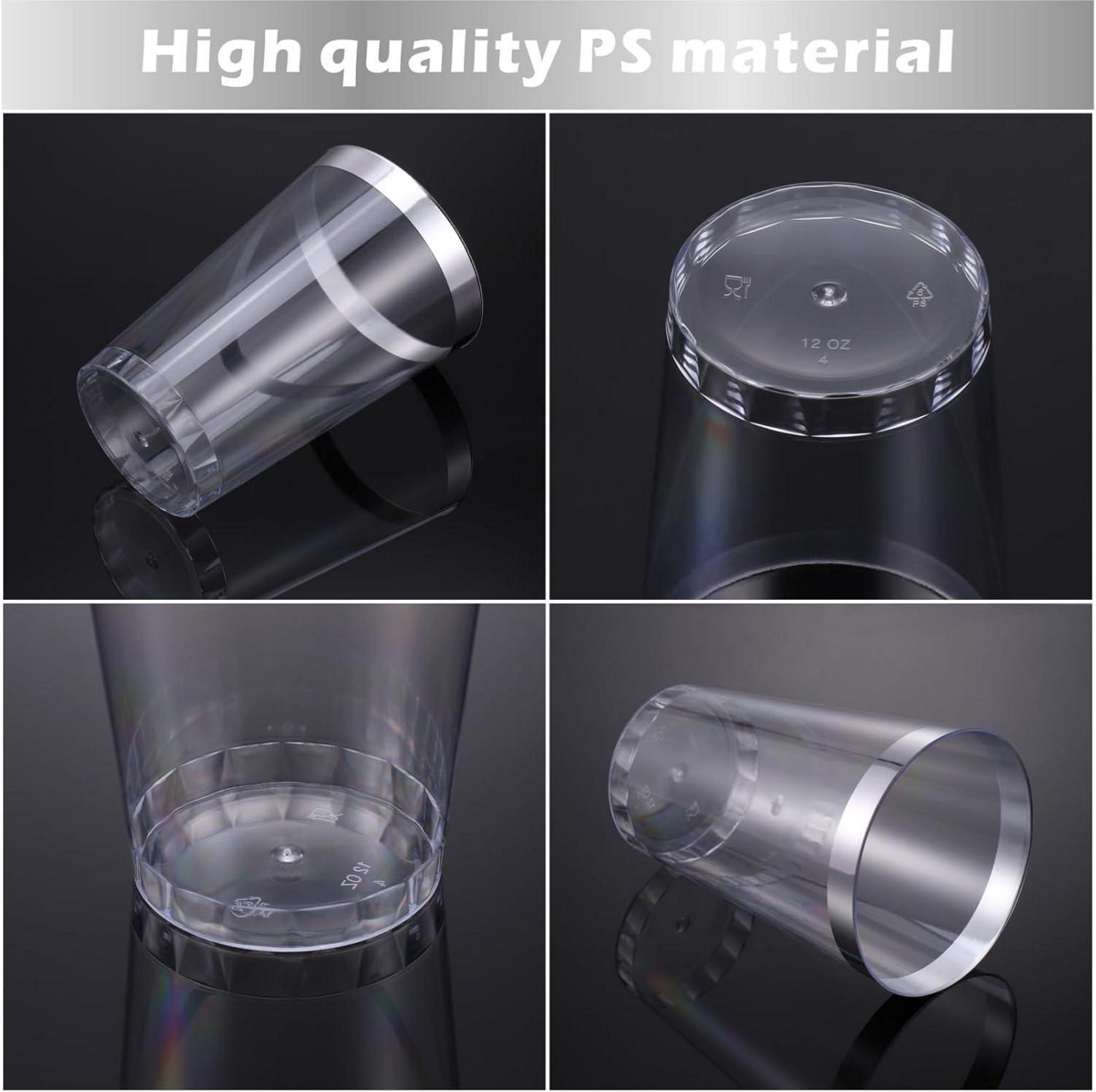 60er Packung Hejo Partybecher 360ml Kunststoff Becher