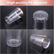 Hejo 60 Stück Plastikbecher 360ml transparent Cocktail