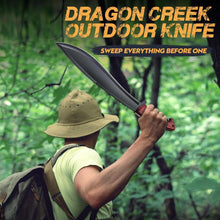 Dragon Creek Großes Outdoor Survival Messer D2 Stahl