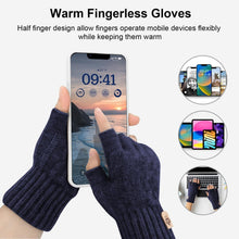 Thermische Fingerlose Handschuhe Wolle Acryl Winter