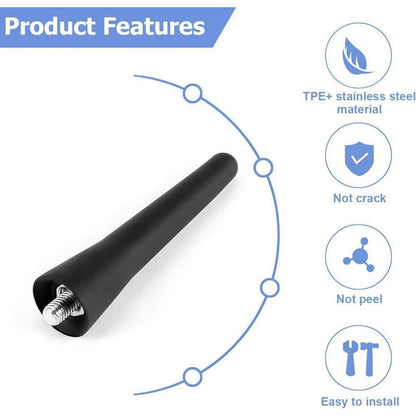 Autoantenne 6.5CM Universal Dachantenne für AM/FM Empfang