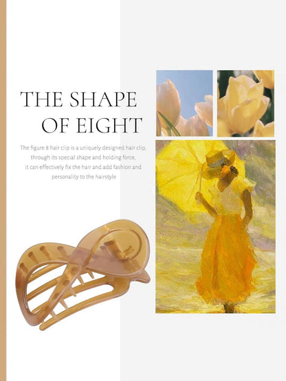 Haarklammer Damen Groß Rutschfest 6 Stück Haarspangen Set