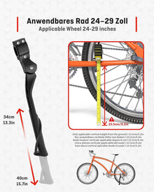 Fahrradständer 24-29 Zoll Höhenverstellbar Rutschfest Stabil