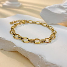 Damen Armband Edelstahl Gliederarmband Silber Gold 316L
