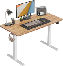 Elektrischer Höhenverstellbarer Schreibtisch Tisch 100x60cm Stahl