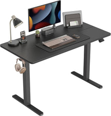 Höhenverstellbarer Elektrischer Schreibtisch 100 x 60 cm T-Beine Stahl