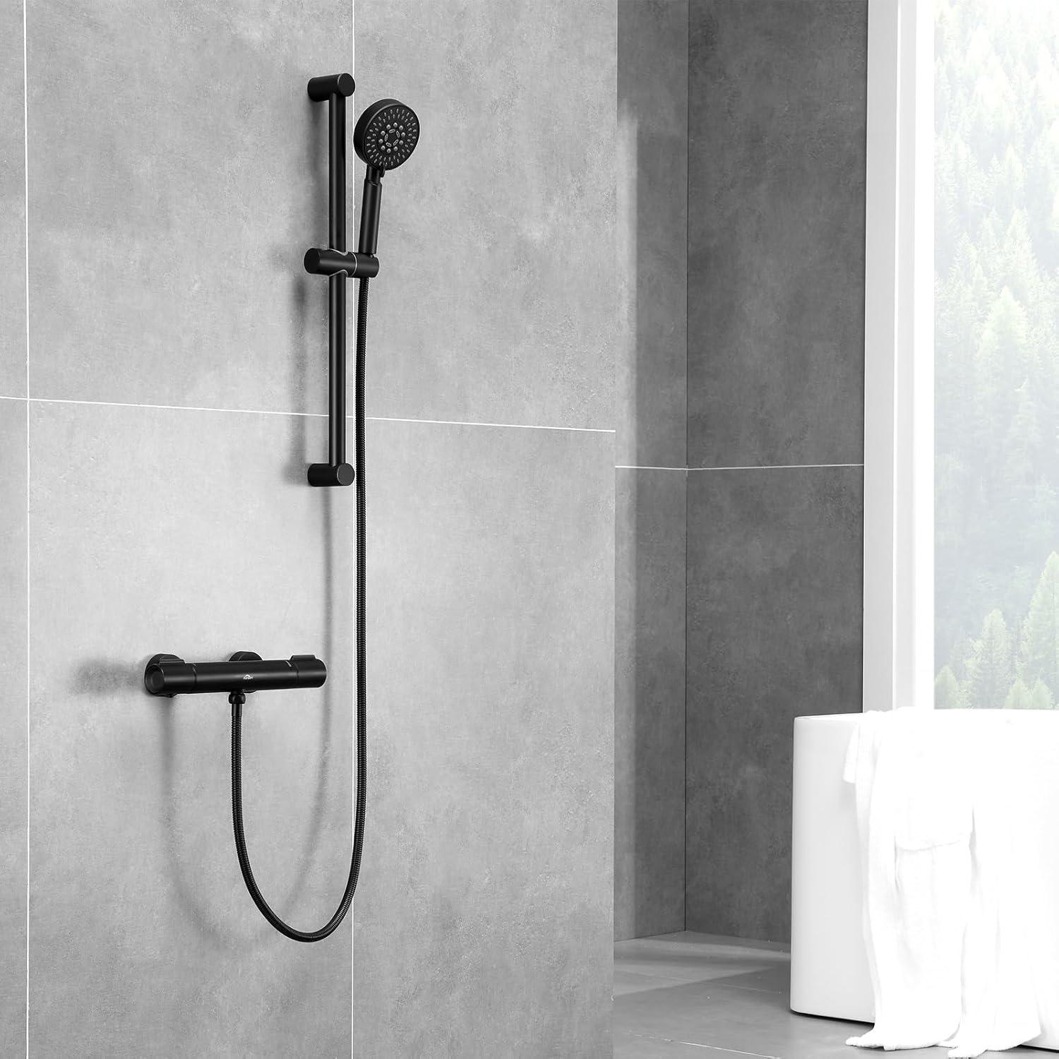 Auralum Thermostat Duscharmatur mit Sicherheitssperre und
