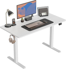 Elektrischer Höhenverstellbarer Schreibtisch 120 x 60 cm Stahlrahmen