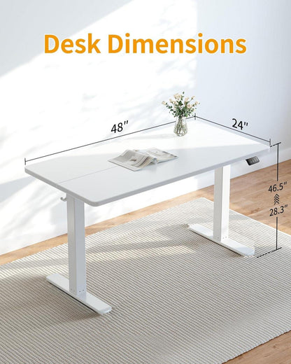 CubiCubi Elektrisch Höhenverstellbarer Schreibtisch 120 x 60