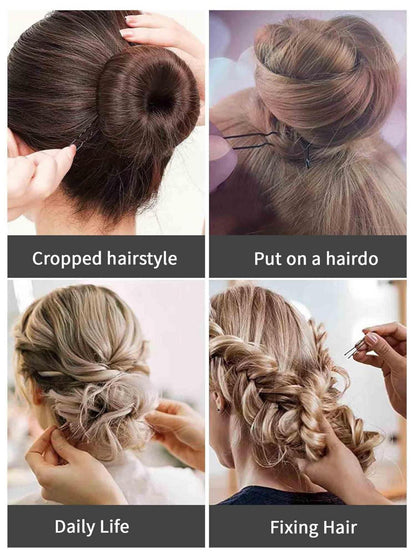 100 U-förmige Haarnadeln für Damen Haarklemmen Zubehör