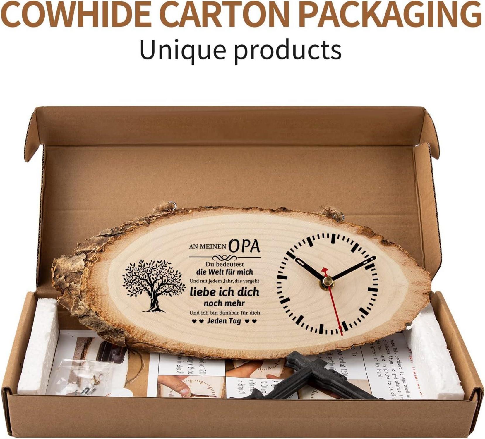Opa Geschenk Holzuhr Sinnvolle Geschenke Weihnachten Vatertag