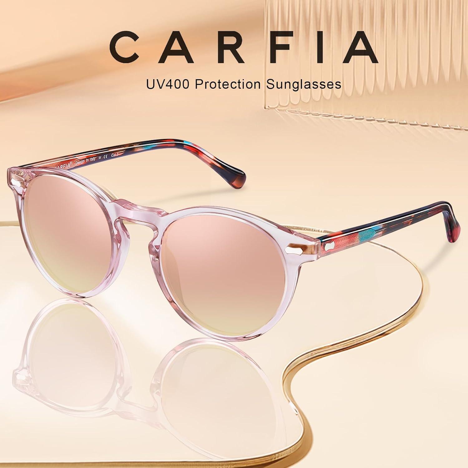 Damen Retro Sonnenbrille polarisiert UV400