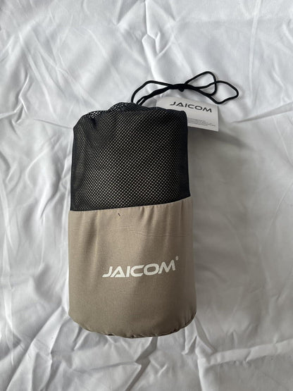 JAICOM Hüttenschlafsack Ultraleichter Seideschlafsack Mikrofaser Khaki