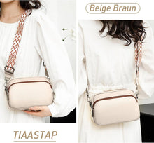 Damen Echtes Leder Umhängetasche Crossbody Bag