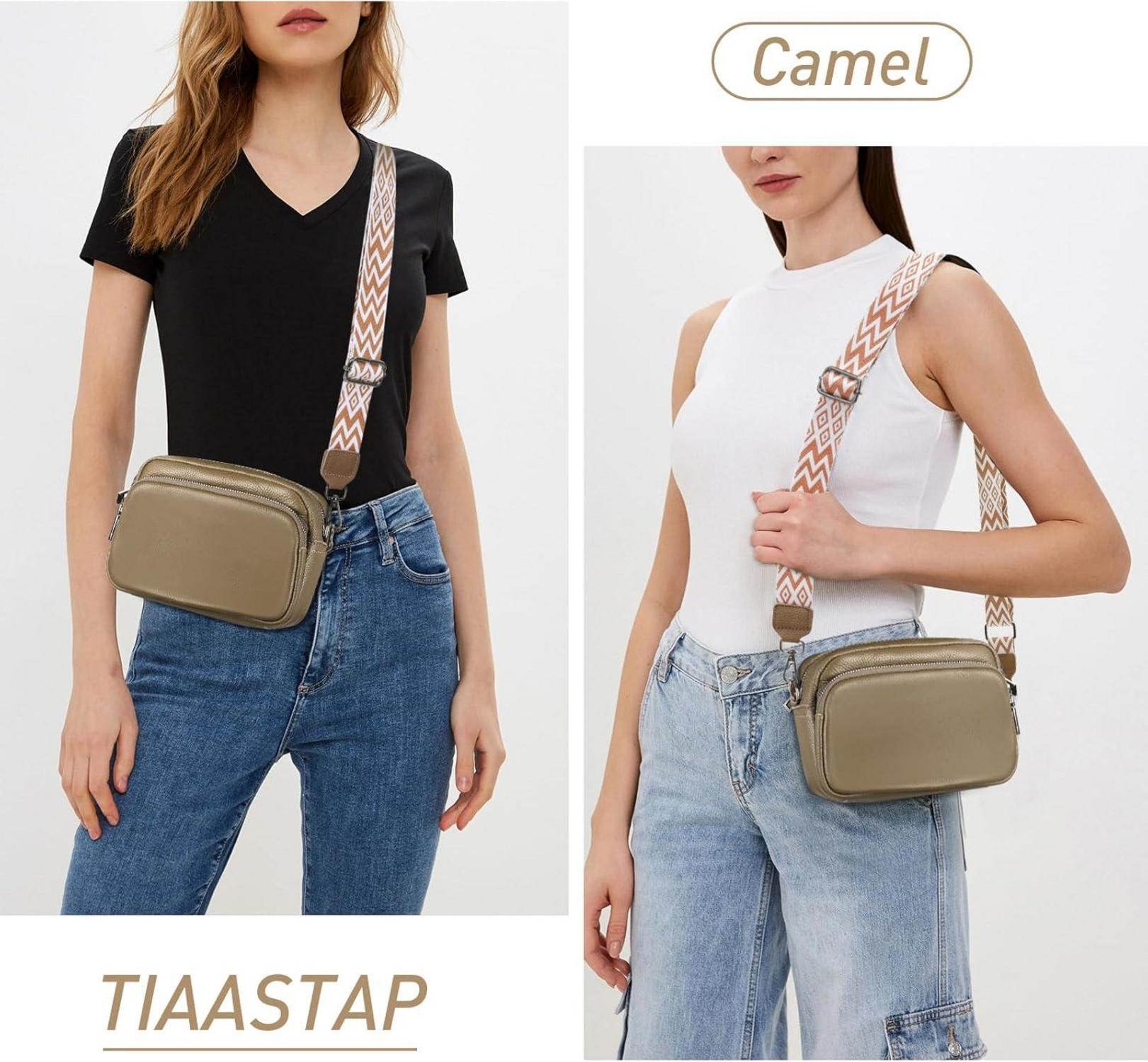 Damen Umhängetasche Echtes Leder Crossbody Bag