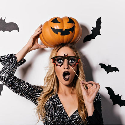 Halloween Fotobox Requisiten 20 Stück Party Deko Accessoires Cosplay